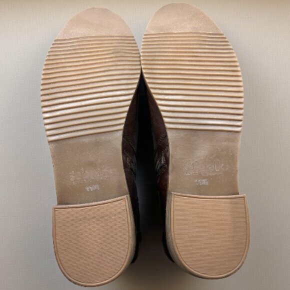 Softwalk Women's Rubi Ankle Boots - Dark Brown Croco - Size 11 M - Picture 5 of 6